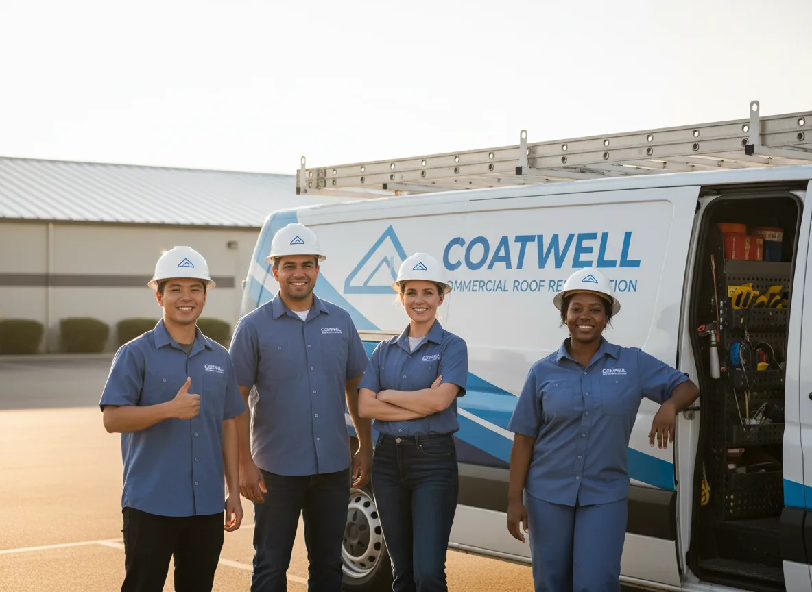Commercial roof coating company in Plympton, MA